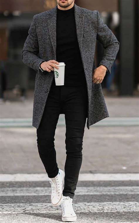 grey coats for men.